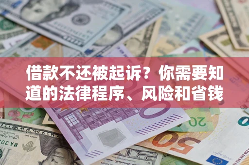北京借款不还被起诉？你需要知道的法律程序、风险和省钱技巧
