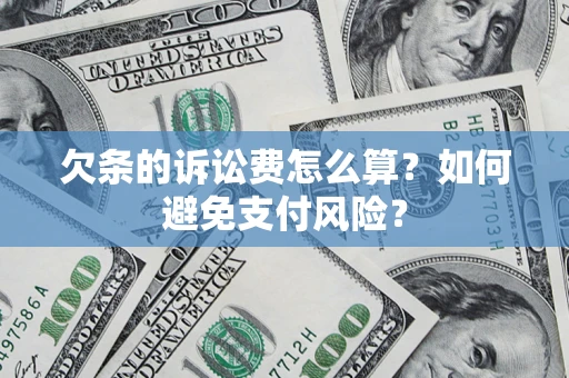 北京欠条的诉讼费怎么算？如何避免支付风险？